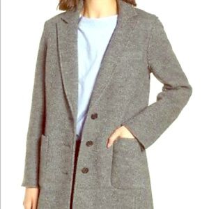 Jcrew Italian bolted wool coat